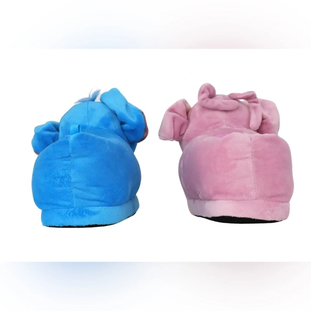 Stitch and Angel 3D Character‎ Scuff Slippers! NWT! Size 2/3 Little Girls!